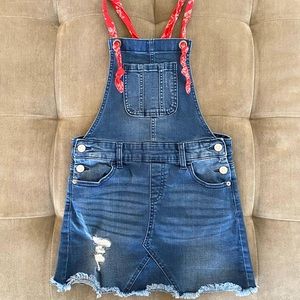 Girls' Justice Overalls with build in shorts - size 12
